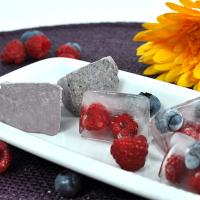 Cubitos de hielo con sabor a fruta